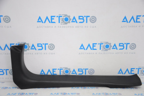 Door sill trim front right inner Infiniti JX35 QX60 13-13 black, type 1, worn