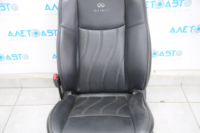 Driver's seat Infiniti JX35 QX60 13-15 with airbag, electric, leather black, headrest with monitor
