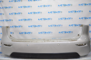 Bare rear bumper Infiniti JX35 QX60 13-15 pre-restoration for parking sensors, silver
