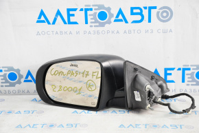 Left side mirror assembly Jeep Compass 17-24 2+3 pins, heated, structure