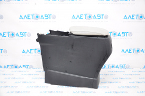 Console central armrest Lexus RX350 RX450h 10-10 black with gray, scratch, cracks on leather