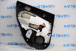 Door trim card rear right Ford Fiesta 11-19 black-gray insert, for dry cleaning