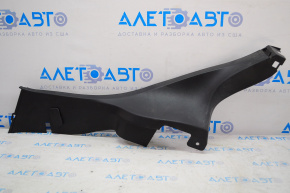 Rear pillar trim lower left Ford Fiesta 11-19 4d black, guide break