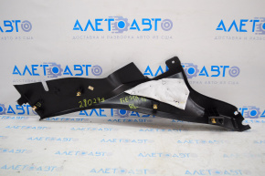 Rear pillar trim lower left Ford Fiesta 11-19 4d black, guide break