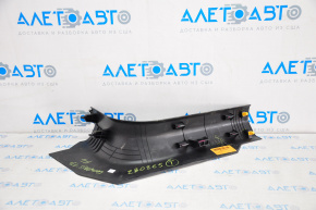 Door sill trim front left Jeep Compass 17-24 black, worn
