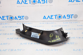 Upper right tailgate trim Jeep Compass 17-24 black