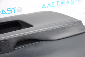 Door trim card front left Lexus ES300h ES350 13-15 leather black, leather defect