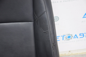 Driver's seat Lexus ES300h ES350 13-14 without airbag, electric, heated, leather black, worn leather