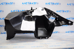 Right arch trim Nissan Leaf 13-17 black, scratches, without plug