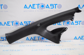 Front pillar trim left Nissan Leaf 13-16 black, fastened by break