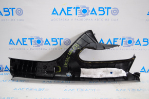 Front pillar trim left Nissan Leaf 13-16 black, fastened by break