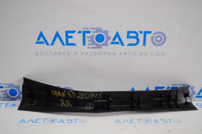 Door sill trim rear right Nissan Leaf 13-17 black, broken fastening
