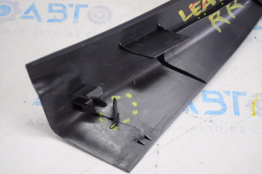 Door sill trim rear right Nissan Leaf 13-17 black, broken fastening