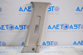 Upper center pillar trim belt right Nissan Leaf 13-17 gray, fastening break