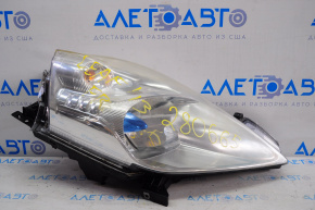 Headlight front right bare Nissan Leaf 13-14 halogen, without fastening, blue cap