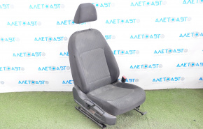 Passenger seat VW Passat b8 16-19 USA without airbag, mechanical, cloth black