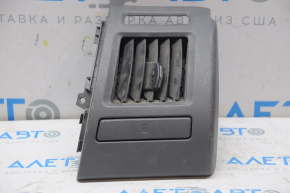 Right air duct with cup holder Toyota Prius V 12-12 dark gray, scratches, rubbed