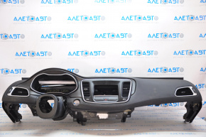Torpedo front panel without AIRBAG Chrysler 200 15-17 black