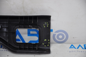 Trunk opening trim Toyota Sequoia 08-16 black rubbed, broken fastener