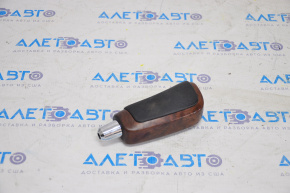 Gear knob Toyota Sequoia 08-10 leather black, wood trim