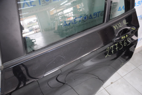 Molding door-glass central rear left BMW X3 F25 11-17 mat