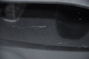 Door trim card rear right BMW X3 F25 11-17 leather black without curtain, scratches