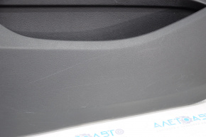 Door trim card front left BMW X3 F25 11-17 leather, black, scratches