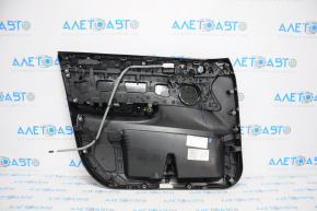 Door trim card front right BMW X3 F25 11-17 leather, black