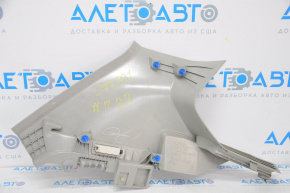 Arch trim right BMW X3 F25 11-17 upper gray, broken fastener
