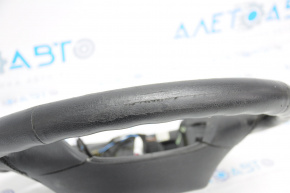 Steering wheel bare BMW X3 F25 11-17 leather black with heating, worn, scratches