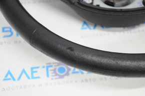 Steering wheel bare BMW X3 F25 11-17 leather black with heating, worn, scratches