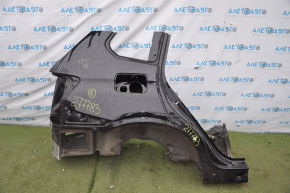 Quarter wing rear right BMW X3 F25 11-17 black, small poke