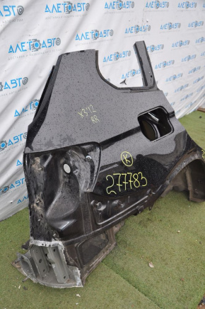 Quarter wing rear right BMW X3 F25 11-17 black, small poke