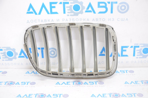 Radiator grill left BMW X3 F25 11-14 prerest nostril, chrome, swollen chrome