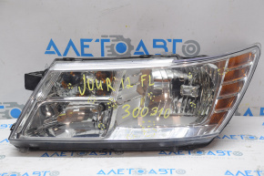 Headlight front left bare Dodge Journey 11-20 light, for polishing