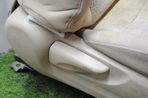 Passenger seat Toyota Camry v50 12-14 USA without airbag, mechanical, beige cloth, dry cleanable