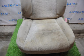 Passenger seat Toyota Camry v50 12-14 USA without airbag, mechanical, beige cloth, dry cleanable