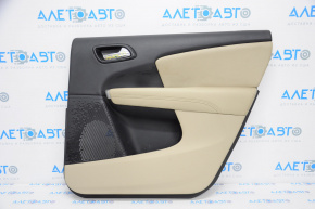 Door trim card rear right Dodge Journey 11-20 leather, beige