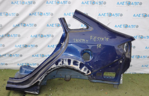 Quarter wing rear left Ford Fiesta 11-19 4d blue, dent