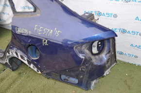 Quarter wing rear left Ford Fiesta 11-19 4d blue, dent