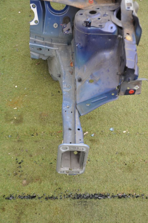 Front left quarter Ford Fiesta 11-19 blue, dented threshold