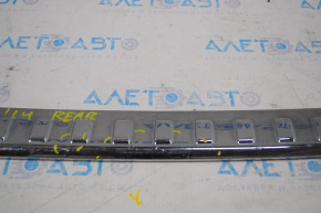 Nissan Rogue 14-17 Rear Bumper Cover Blown Chrome