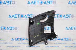 3rd row pillar trim right Toyota Sequoia 08-16 black, without plug, scratches