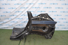 Quarter wing rear left Nissan Murano z52 15-18 black, pokes
