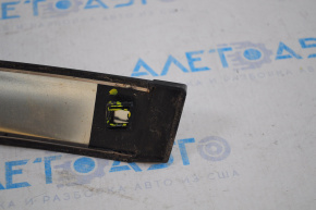 Roof trim left Nissan Rogue 14-20 without roof rails, breakage of fastener