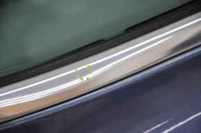 Molding door-glass central front left Toyota Highlander 14-19 butt
