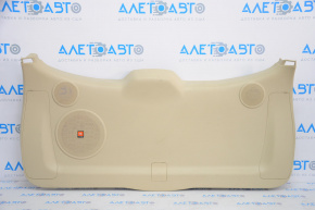 Toyota Highlander 14-19 JBL trunk door trim beige scratch
