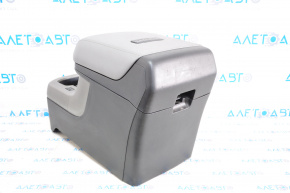 Console central rear armrest Toyota Sequoia 08-10 leather gray break crepe and handles, scratches