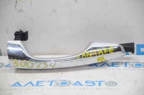 Door handle outer rear right Hyundai Santa FE Sport 13-18 pokes