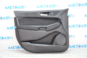 Door trim card front left Ford Edge 15-18 black leather, scratches
